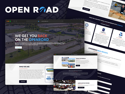 OpenRoad Collision - New Website & Design Build branding design typography web design