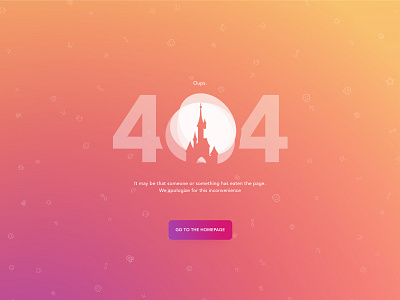 404 Error branding clean design logo ui ux vector