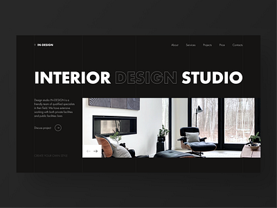 Design interior studio - concept