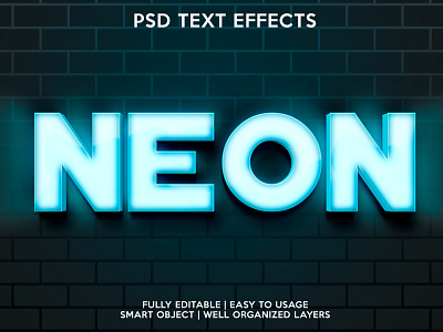 Neon editable editable text font effects lamp neon neon alphabet psd text effects text text effects text style