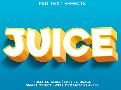Playing Text Effect editable editable text font effects juice orange psd text effects text text effects text style