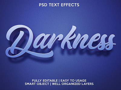 Darkness editable editable text font effects psd text effects purple text text effects text style violet