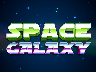 Space Galaxy editable editable text font effects galaxy psd text effects space text text effects text style