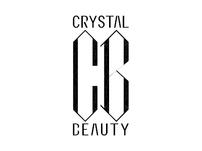 Crystal Beauty beauty branding cb crystal design diamond logo monogram