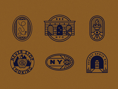 NY-See badge branding icons nyc