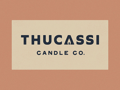 Candle Co. branding candle flame identity