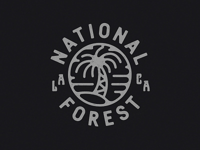 NF branding illustration palm