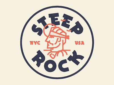 Steep Rock branding climbing identity