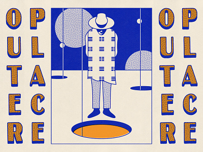 Outer Place cowboy illustration portal space symbolism