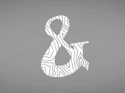 Ampersand White Wood ampersand drawn hand texture wood
