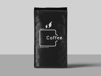 Coffee Logo Mockup black coffee coffee coffee art coffee bag coffee design minimal art simple design