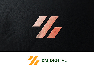 LOGO DESIGN ZM DIGITAL branding branding design business logo custom logo design graphic design illustration lettermark logo monogram typography vector wordmark