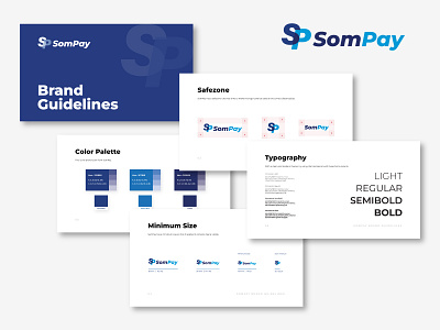 Brand Style Guide for SomPay brand book brand guidelines brand identity brand style guide branding branding design corporate brand identity custom logo design