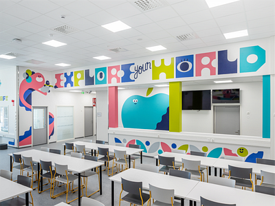 Pihkoo Elementary Mural / Explore Your World