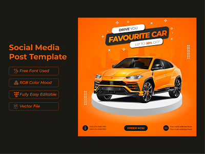 Car social media post sale promotion banner design template 3d abstract ads design business car car ads car marketing car sale car sale ads car sale banner car sale post company design graphic design promotional ads social media ads template