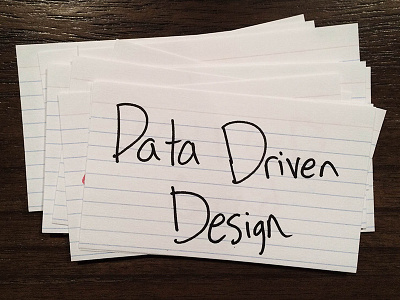 Data Driven Design data datadesign design handmade presentation talk vscocam