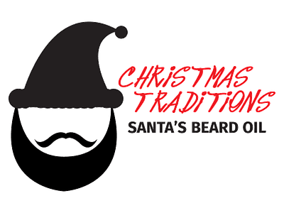Santa's Beard Oil – A Label beard oil hipstersanta label logo oil product santa