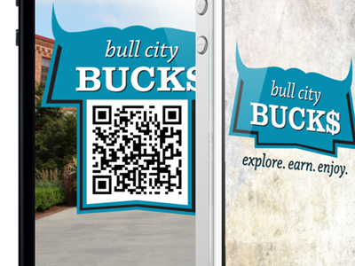 Bull City Bucks – Logo chaparral clarendon durham easter egg logo qr code raleigh the triangle