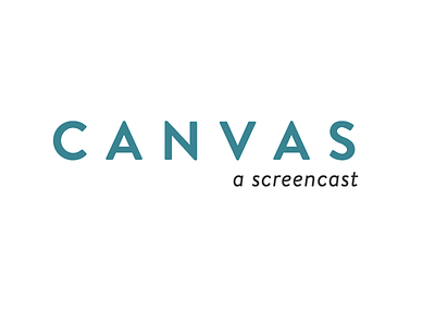 Infinite Canvas - A Screencast brandon grotesque logo logotype screencast typography