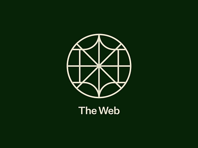 The Web badge branding illustration illustrator lines logo mark symbol web
