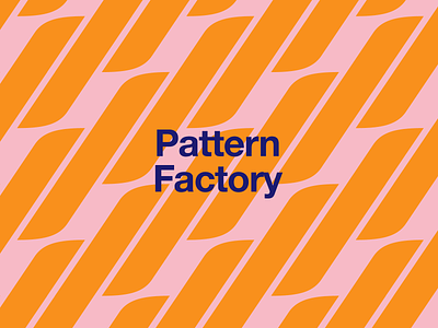 Pattern Factory branding factory illustration illustrator logo mark pattern