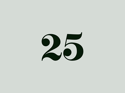 25 25 bezier five illustration illustrator lettering lines outlines twenty vector