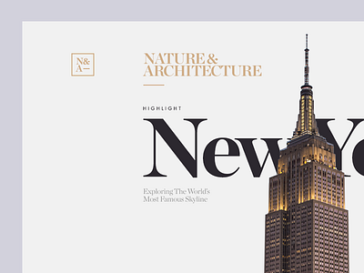 N&A Magazine Detail architecture city clean minimal munich nature new york nyc type typography ui web design