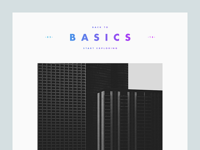 Back to Basics clean editorial fields landscape minimal mountains munich type typography