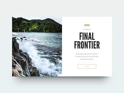 Seeking the Final Frontier beach clean lifestyle minimal munich type typography water waves