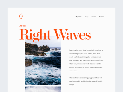 All the Right Waves