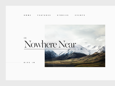 nowhere near web dribbble minimalist elegant folks hey