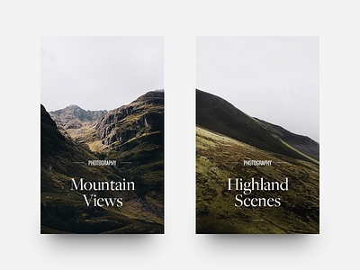 Scenery Cards cards highland mountain mountains munich scenery ui view visions