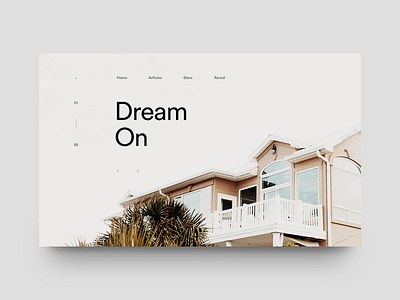 Dream On clean editorial layout magazine minimal munich type typography