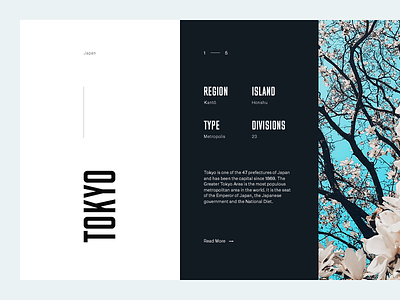 Tokyo clean editorial flowers grid layout minimal mountains munich sky tokyo type typography