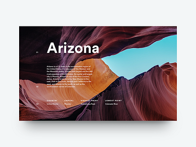 Arizona arizona canyon clean editorial grid layout minimal munich sky type typography