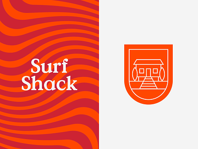 Surf Shack Branding branding clean illustration logo minimal munich sea surf shack type typography