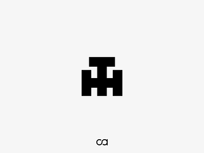 T&H Monogram Logo branding design h letter logo mark minimal minimalism minimalist minimalist logo monogram monogram logo t letter vector