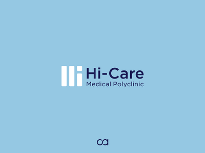 Hi-Care Brand Identity Design branding care clinic clinic logo design minimal