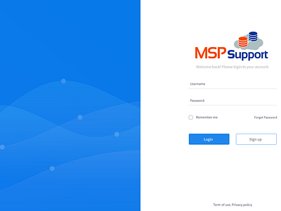 MSP SUPPORT PROJECT adobexd design ui ux design ui ux