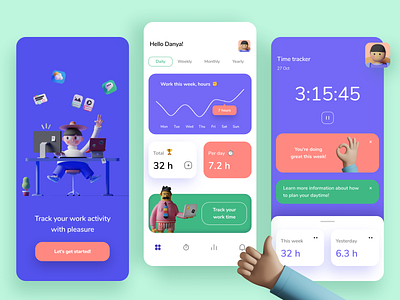Working time tracker