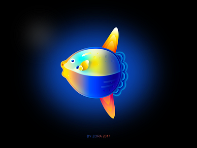 Mola blue fish icon mola ocean ui
