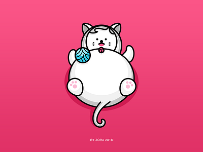 Cat cat kitty pink