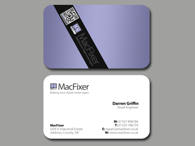 MacFixer Business Cards
