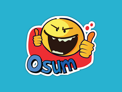 Awesome awesome crazy feeling osum sticker