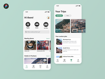 travelapp dribbble