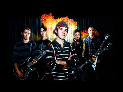 Runior Band Promo photo fire photography photoshop