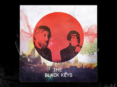 Black Keys artwork cd artwork music artwork photoshop