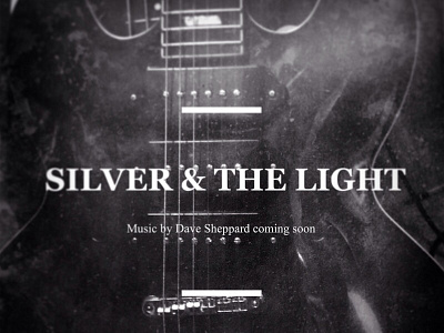 Silver and the light guitar music photography type