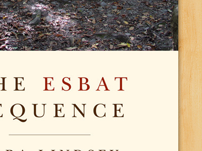 The Esbat Sequence book cover print design