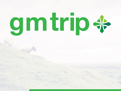 GM Trip Logotype brand branding celtic design graphic design ireland logo logotype tour tourism trip typography vector